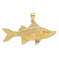 14K 3-D Tarpon Fish Charm-K7958