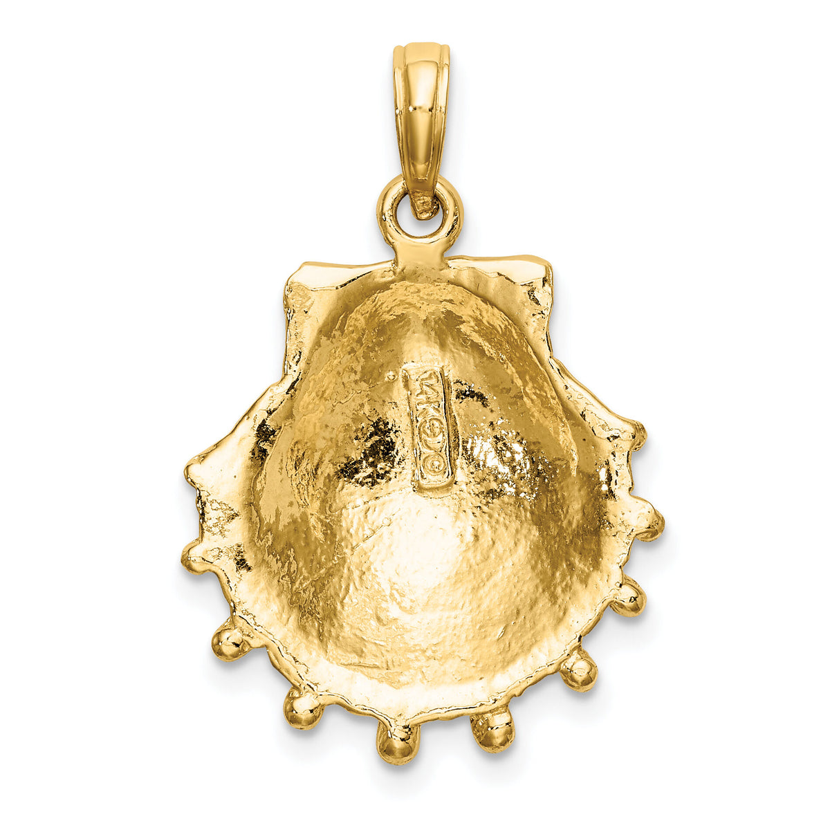 14K Lions Paw Shell Charm-K7965