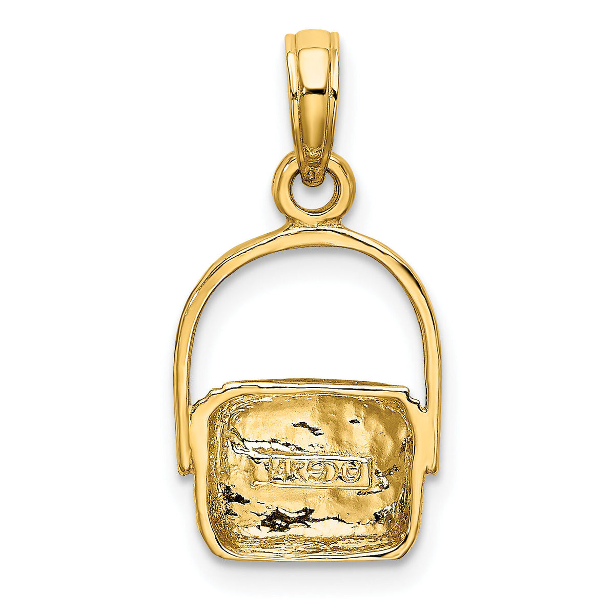 14K 2-D Nantucket Basket Charm-K7966