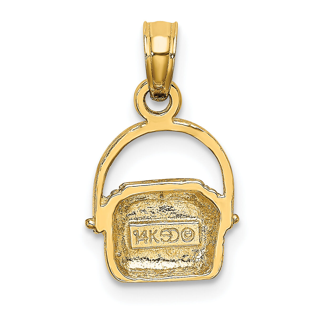 14K 2-D Nantucket Basket Charm-K7967
