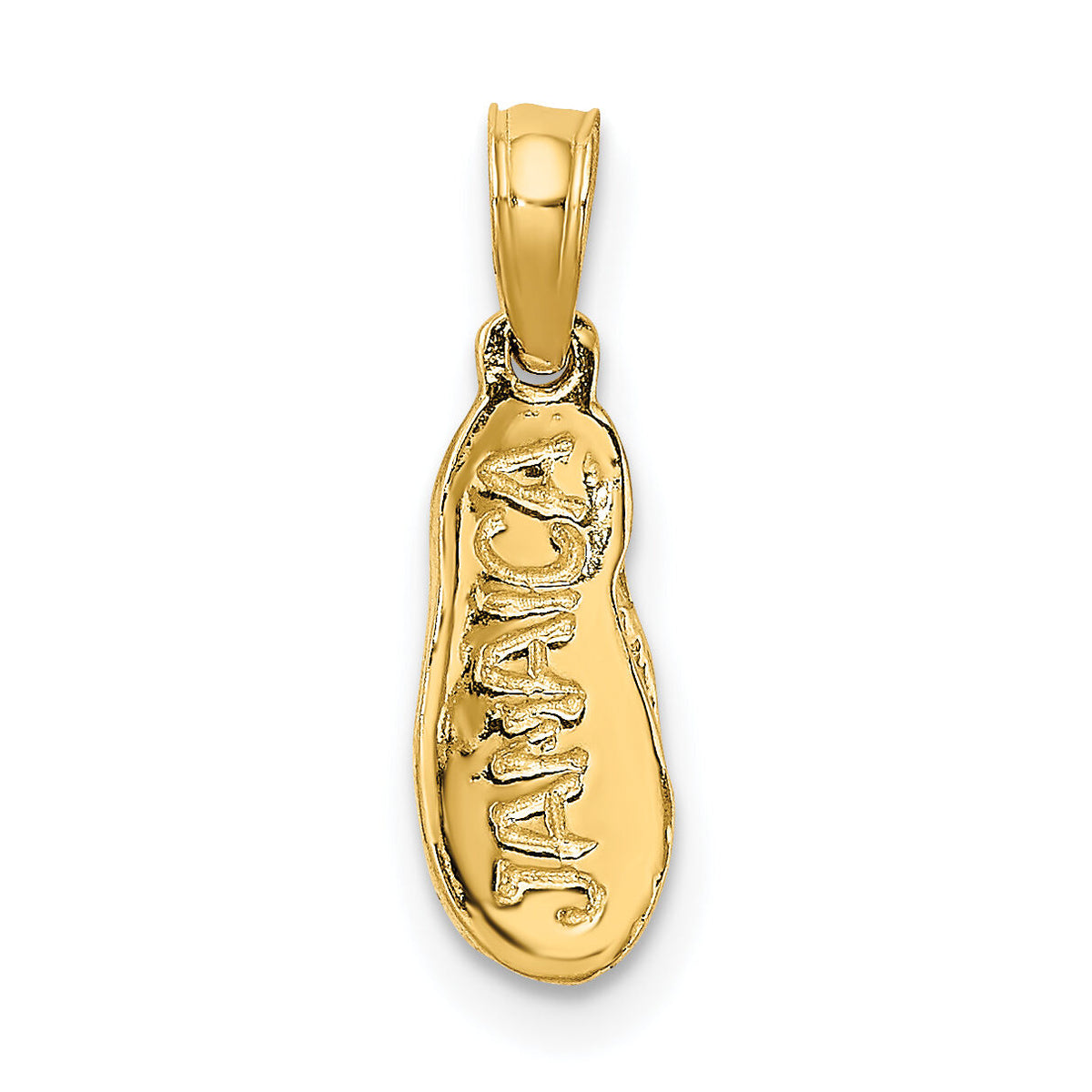 14K JAMAICA Flip-Flop Charm-K7969