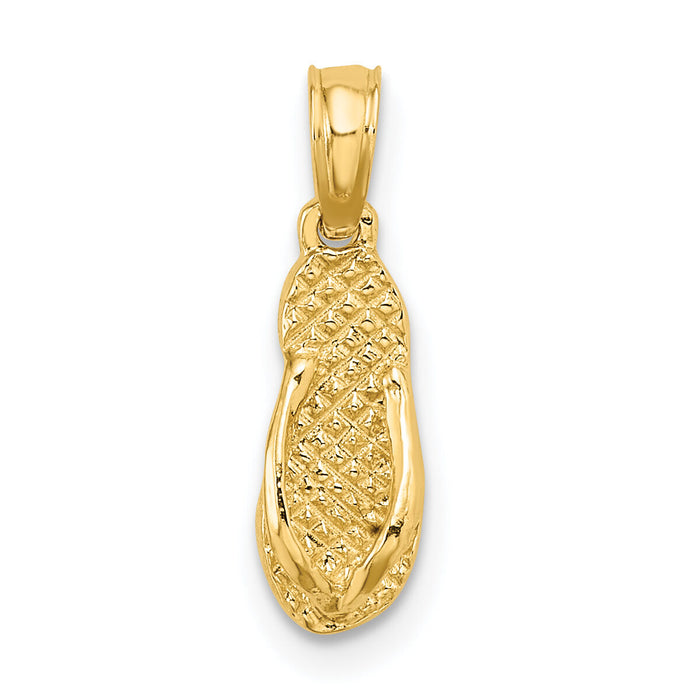 14K JAMAICA Flip-Flop Charm-K7969