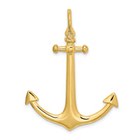 14K 3-D Large Anchor Charm-K7971