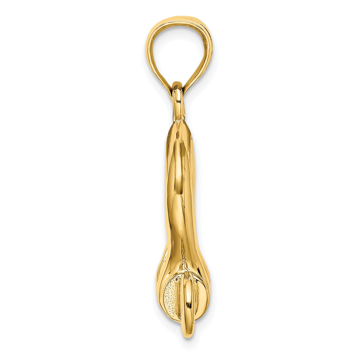 14K 3-D Large Shackle Charm-K7975