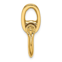 14K 3-D Medium Shackle Charm-K7981
