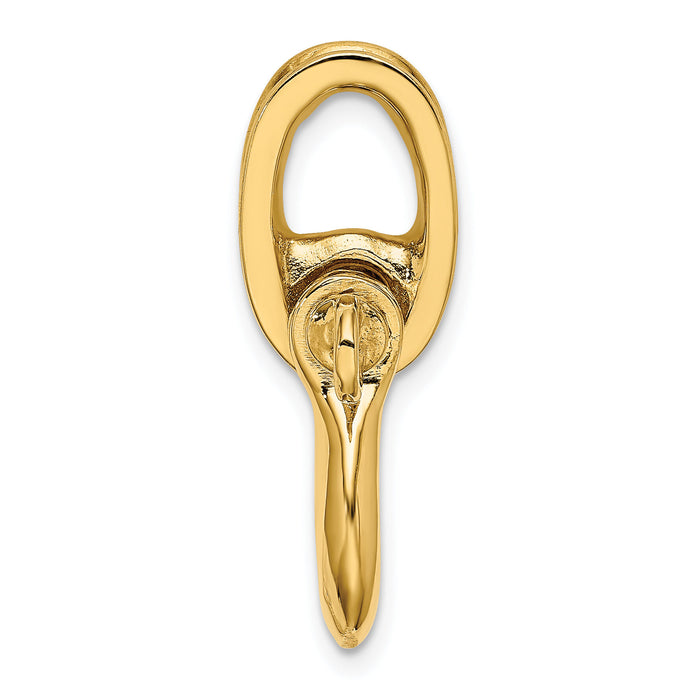 14K 3-D Medium Shackle Charm-K7981