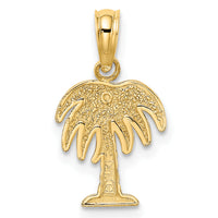 14K Charleston Palm Tree Charm-K7991