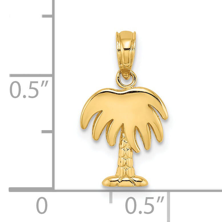 14K Charleston Palm Tree Charm-K7991