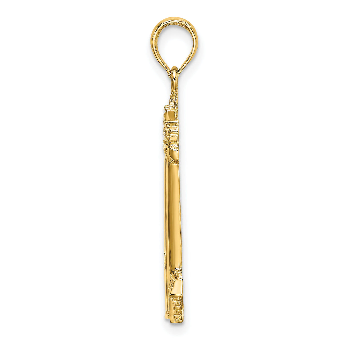 14K Polished Cape May Lighthouse Charm-K7999