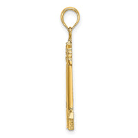 14K Polished Cape May Lighthouse Charm-K7999