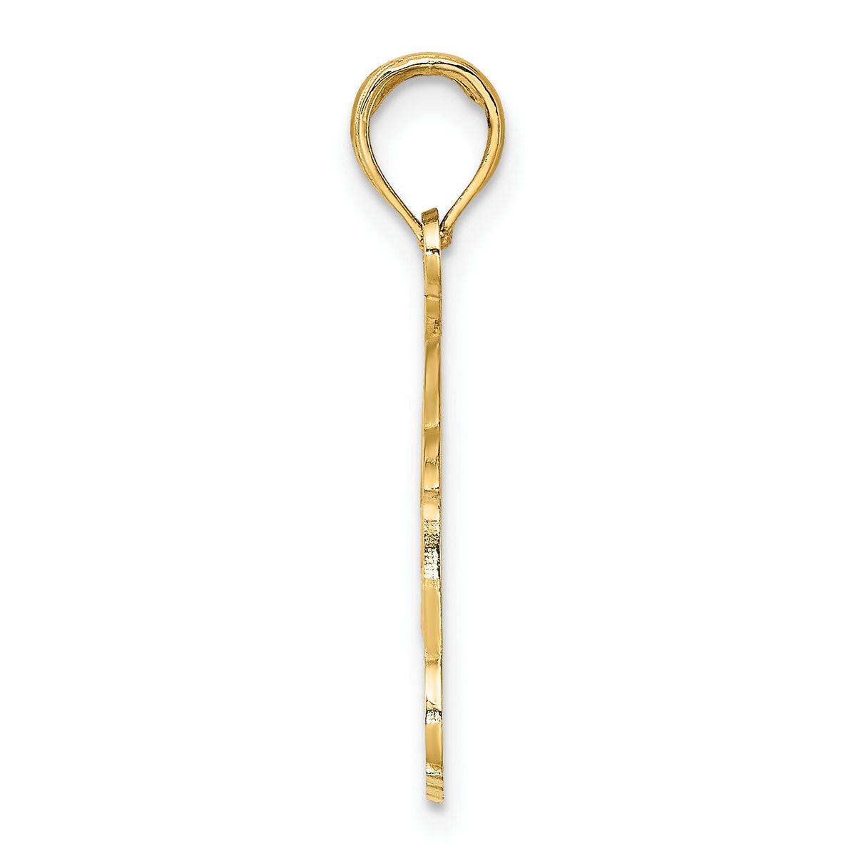 14K NAPLES FLORIDA Jumping Dolphins Charm-K8022