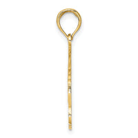 14K NAPLES FLORIDA Jumping Dolphins Charm-K8022