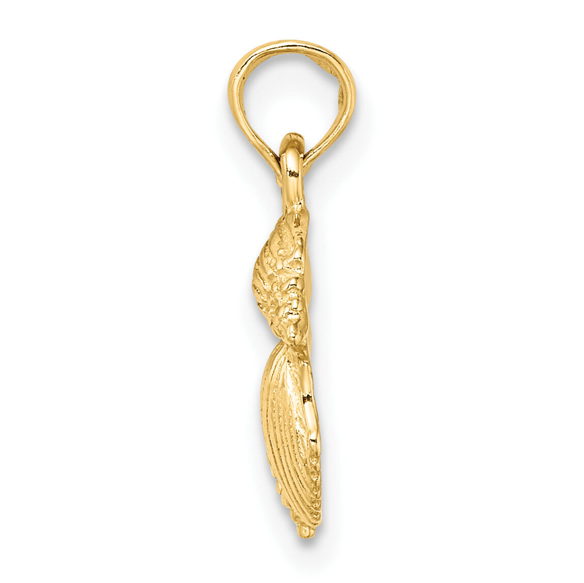 14K Four Shell Cluster Charm-K8028