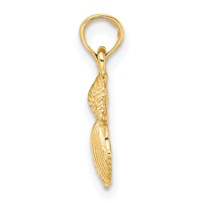 14K Four Shell Cluster Charm-K8028