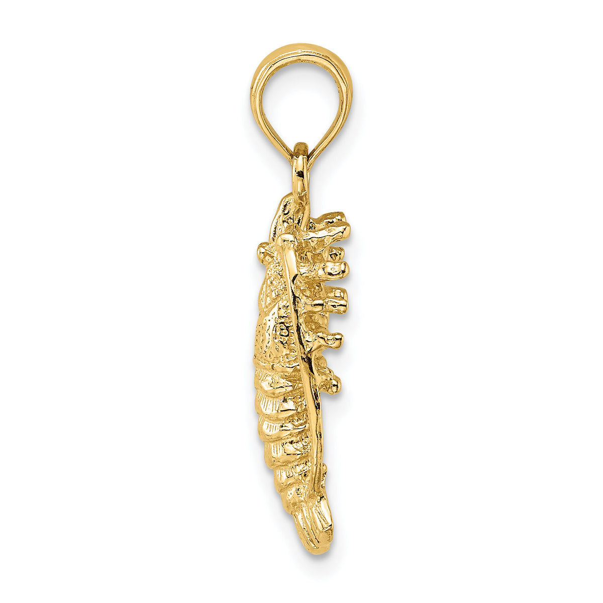 14K Florida Lobster with Out Claws Charm-K8035