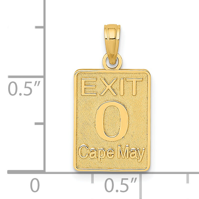 14K EXIT 0 / CAPE MAY Charm-K8043