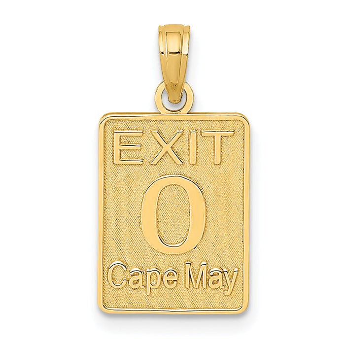 14K EXIT 0 / CAPE MAY Charm-K8043