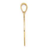14K ST. GEORGE ISLAND w/DOLPHINS Circle Charm-K8045