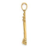14K Polished Lighthouse Charm-K8051