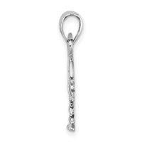 14K White Gold Polished Charleston Palm Tree Charm-K8059W
