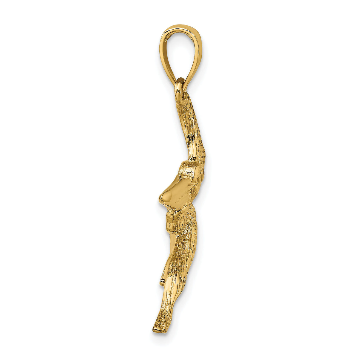 14K Flying Pelican Charm-K8062