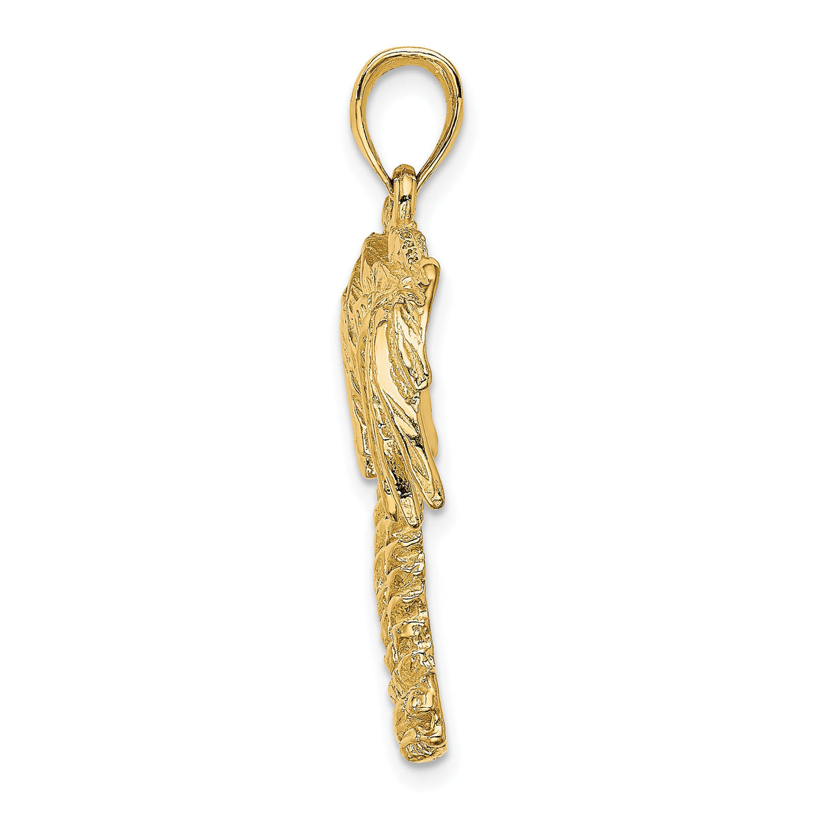 14K 2-D Double Palm Tree Charm-K8078