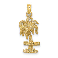 14K MARCO IS. Palm Tree Charm-K8082