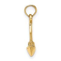 14K 3-D Cargo Ship W/ Tug Boat Charm-K8099