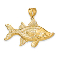 14K 3-D Tarpon Fish Charm-K8115