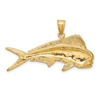 14K 2-D Male Dorado (Mahi-Mahi) Charm-K8119