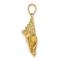 14K Conch Shell Charm-K8129