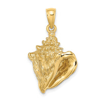 14K Conch Shell Charm-K8129
