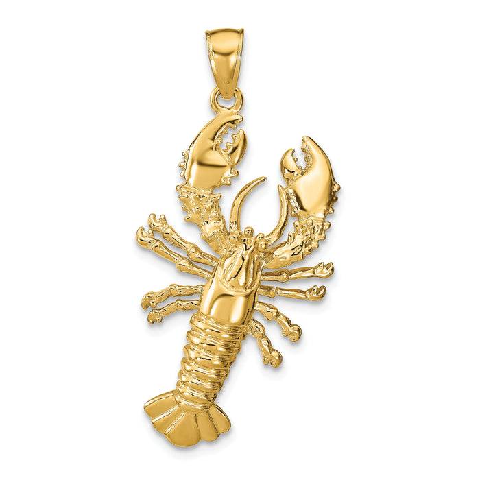 14k Lobster Pendant-K8130