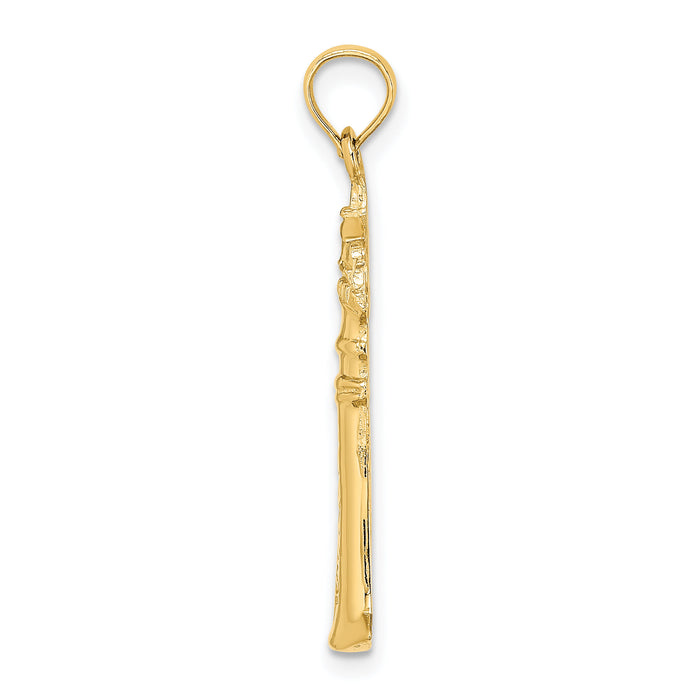 14K 2-D KEY WEST Lighthouse Charm-K8140