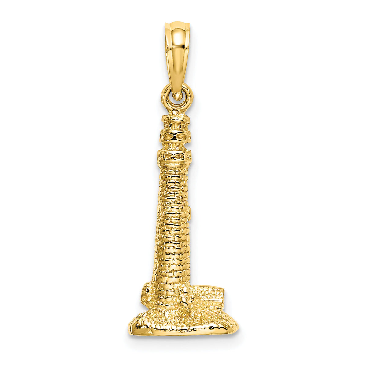 14K 3D Cape May NJ Lighthouse Charm-K8141