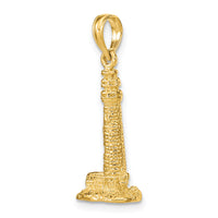 14K 3D Cape May NJ Lighthouse Charm-K8141