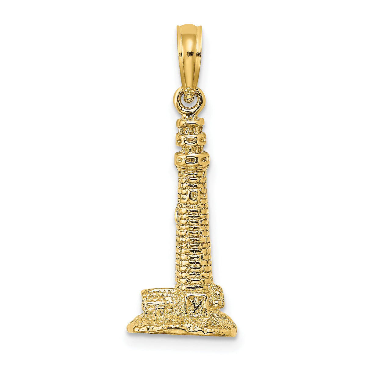 14K 3D Cape May NJ Lighthouse Charm-K8141