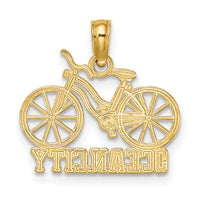 14K OCEAN CITY Bicycle Charm-K8147
