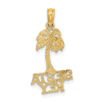 14K SIESTA KEY Palm Tree Charm-K8150