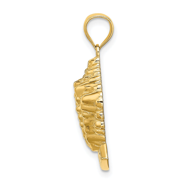 14K BAHAMAS Conch Shell Charm-K8170