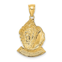 14K BAHAMAS Conch Shell Charm-K8170