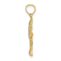 14K 2-D Palm Tree Charm-K8173