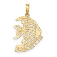 14K Polished ST. THOMAS Angelfish Charm-K8188