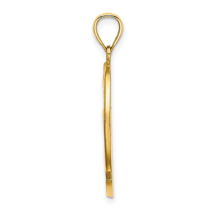 14K CURACAO w/ Dolphin Sunset Charm-K8191