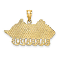 14K Polished BARBADOS Cruise Ship Charm-K8196