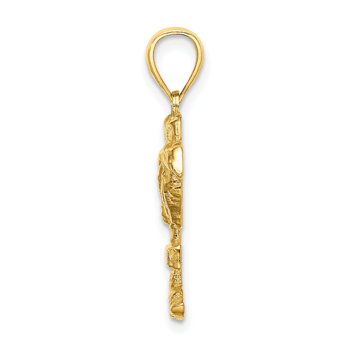 14K 2-D CURACAO On Palm Tree Charm-K8203