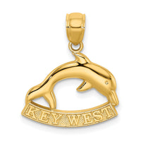 14K KEY WEST Dolphin Charm-K8222