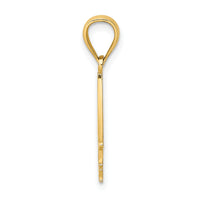 14K I HEART CAPE MAY w/ Cut-Out Boat Charm-K8225