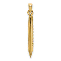 14K 3-D Polished Cruise Ship Charm-K8226