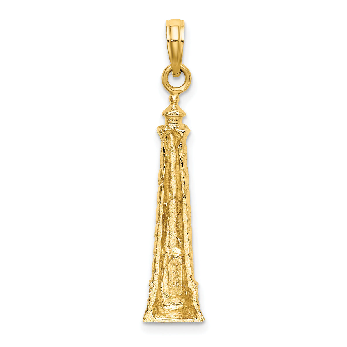 14K 2-D Cape Hatteras Lighthouse Charm-K8235